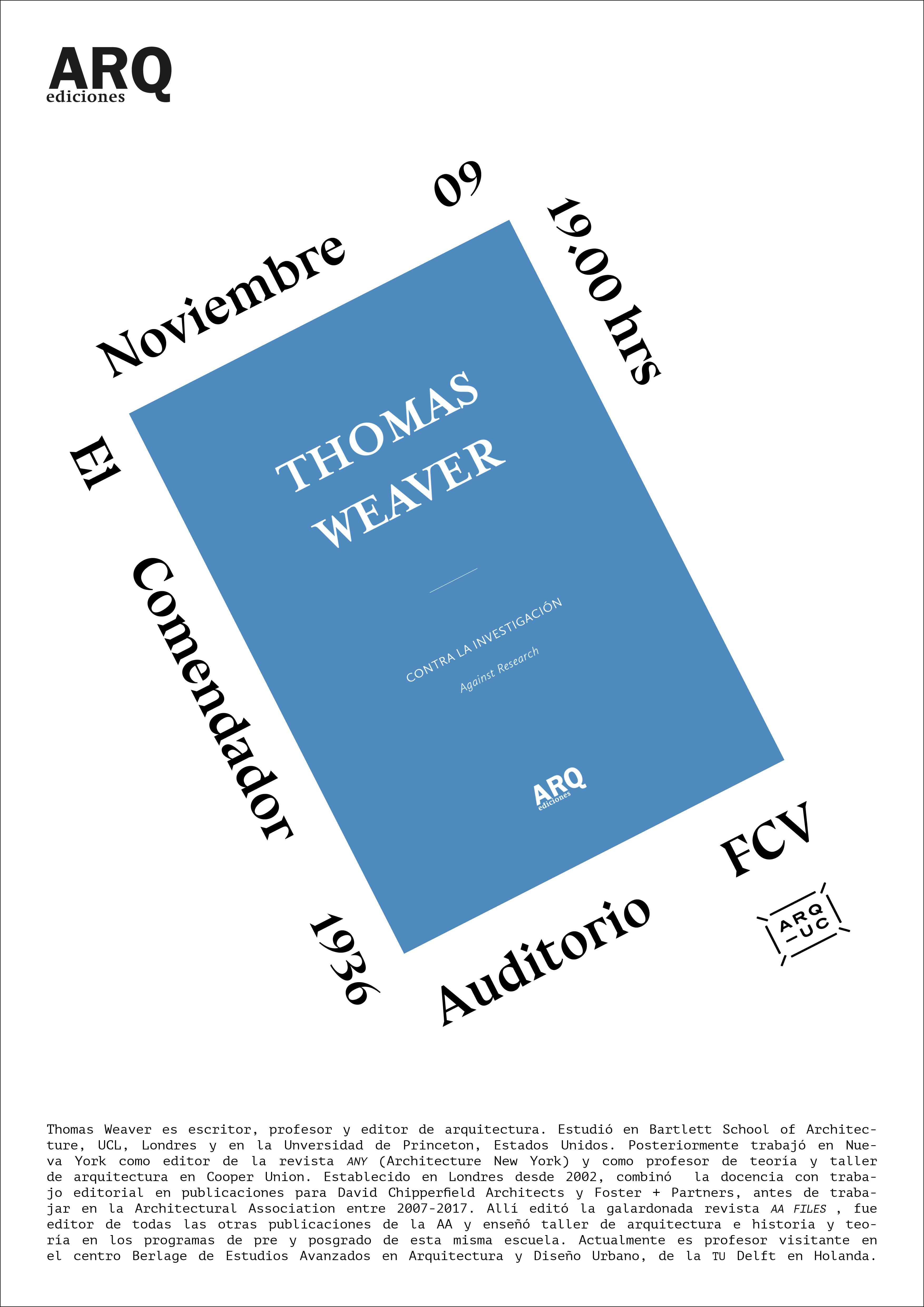 18-11-09_Lanzamiento_ARQ_Tom_Weaver_afiche.jpg