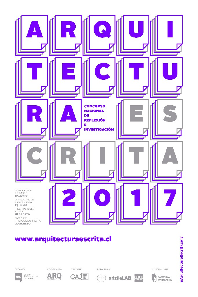 3M 1 Concurso Nacional de Reflexión e Investigación Arquitectura Escrita 2017