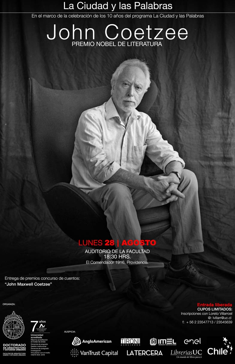 AGOSTO 28 Premiación Concurso de Cuentos John Maxwell Coetzee