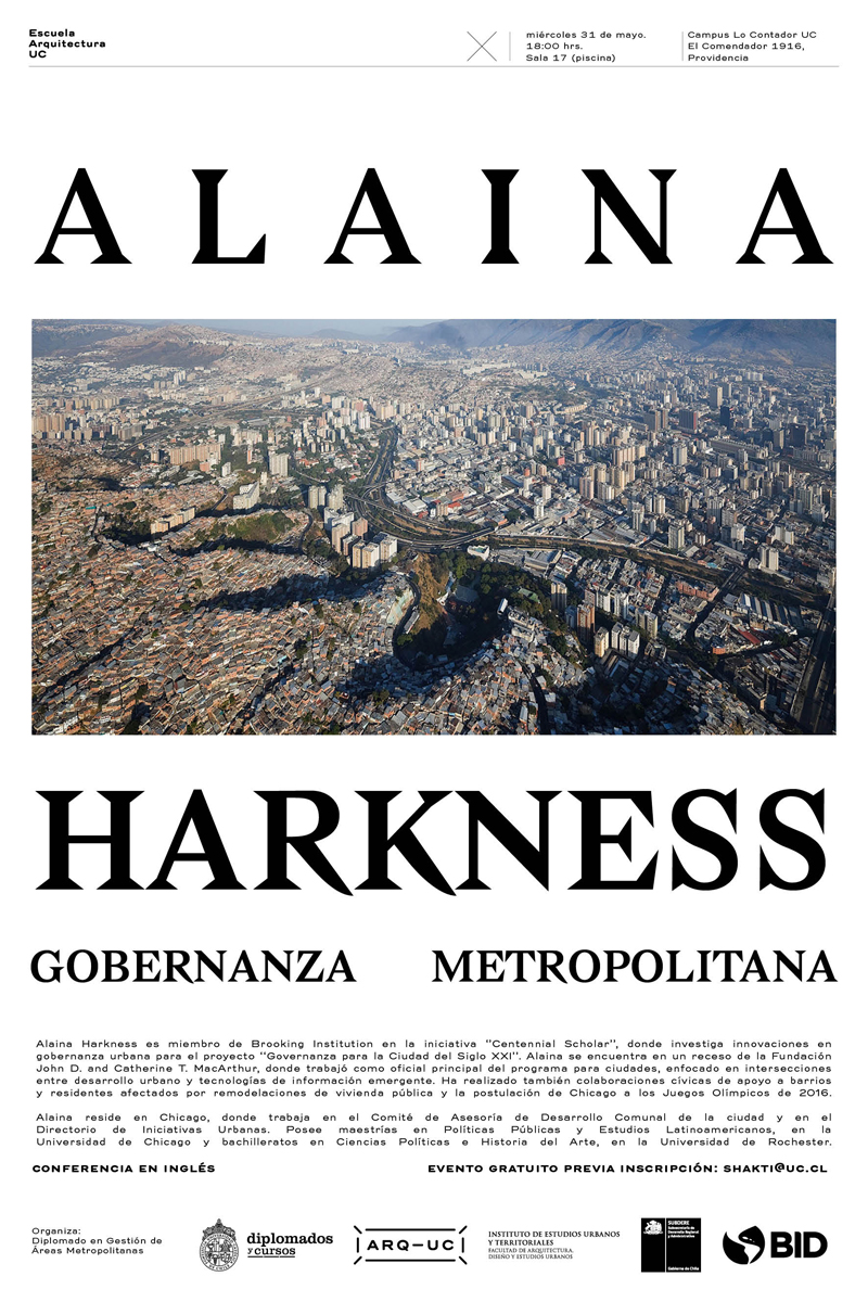 31 MAYO Conferencia Alaina Harkness