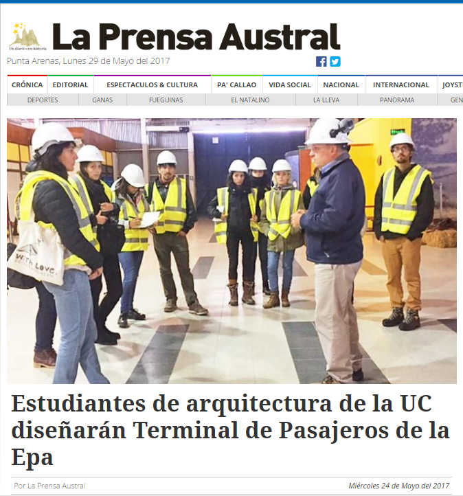 29M Alumnos Arquitectura Visitan Punta Arenas Junto a Verónica Arcos